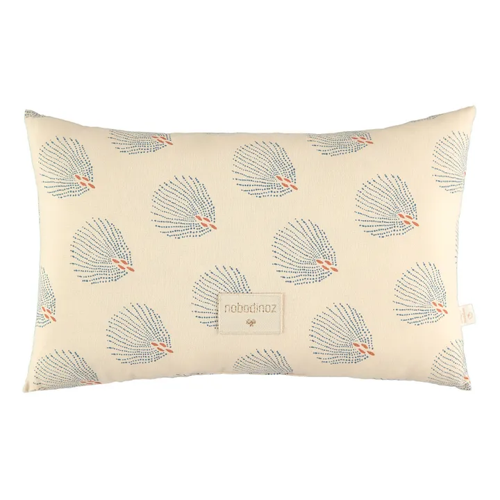 Laurel Gatsby organic cotton cushion | Cream- Product image n°0