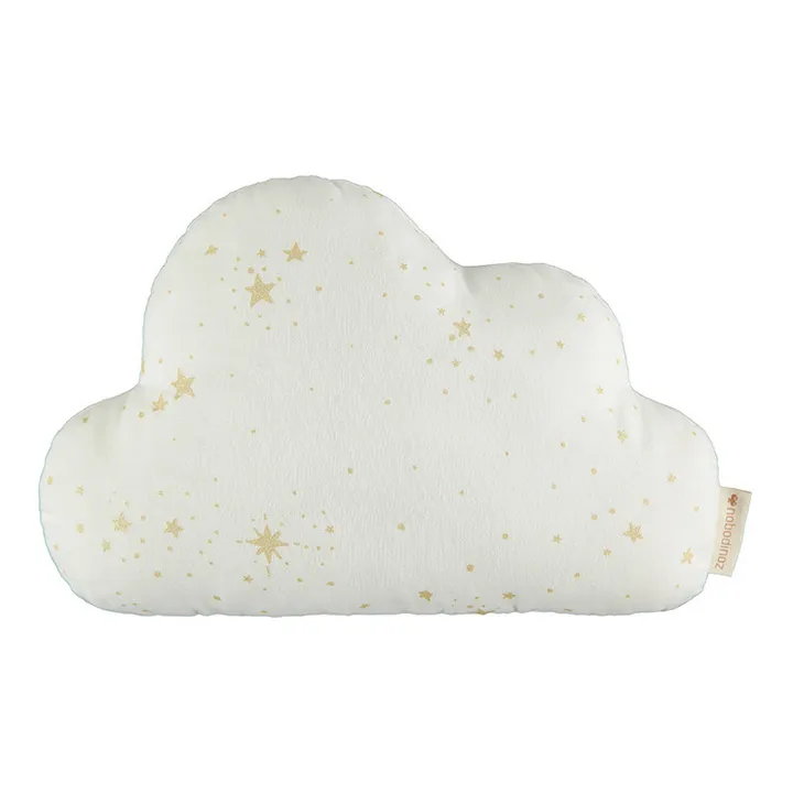 Cuscino nuvola Stella in cotone bio | Bianco- Immagine del prodotto n°0