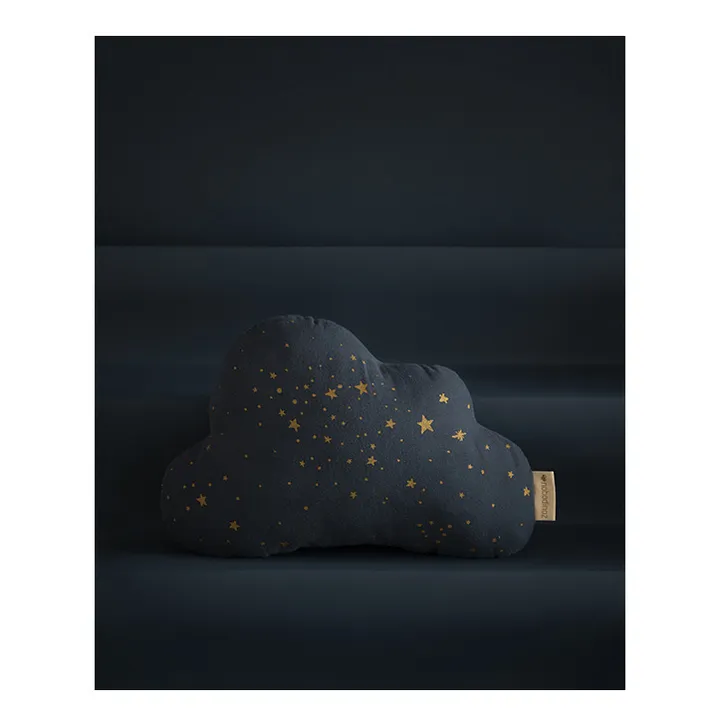 Cuscino nuvola Stella in cotone bio | Blu notte- Immagine del prodotto n°1