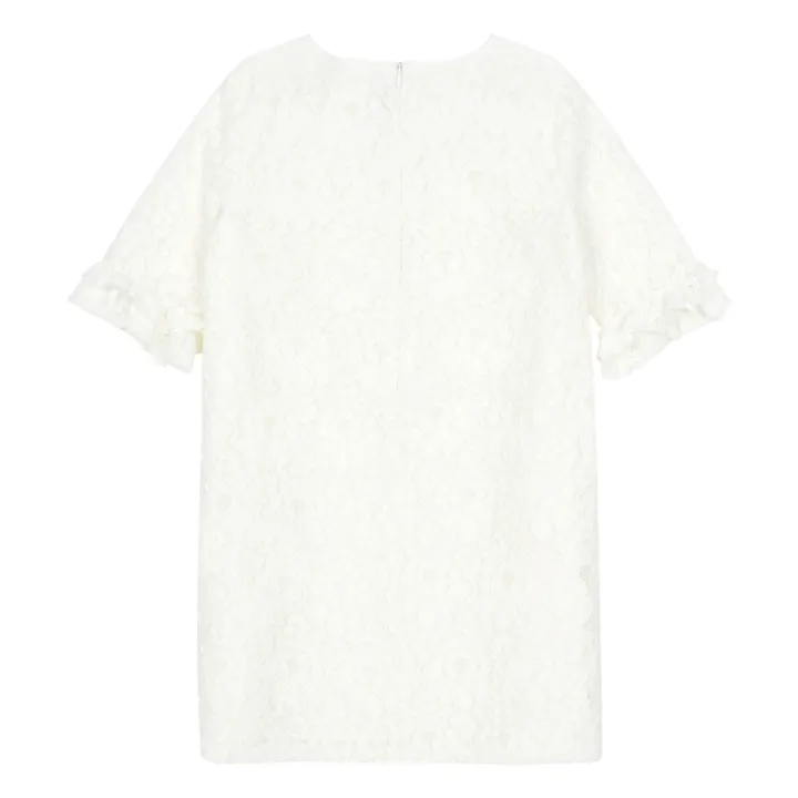 Vestido de encaje | Blanco- Imagen del producto n°2