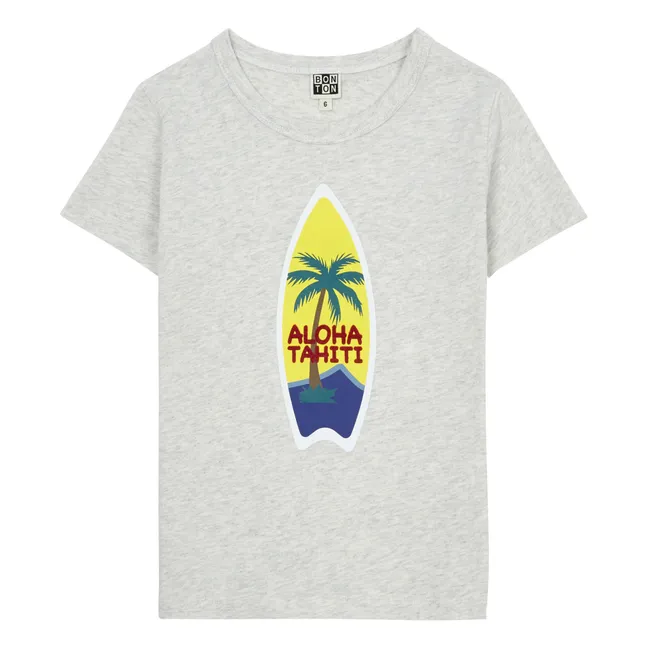 T-shirt Aloha Surf | Gris chiné