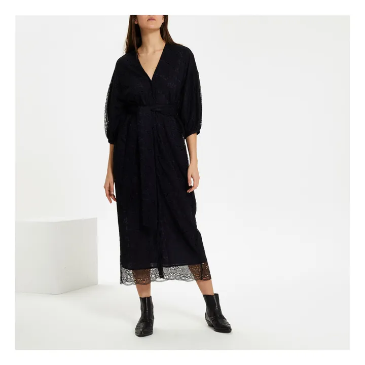 Robe Dentelle Debbie | Noir- Image produit n°1