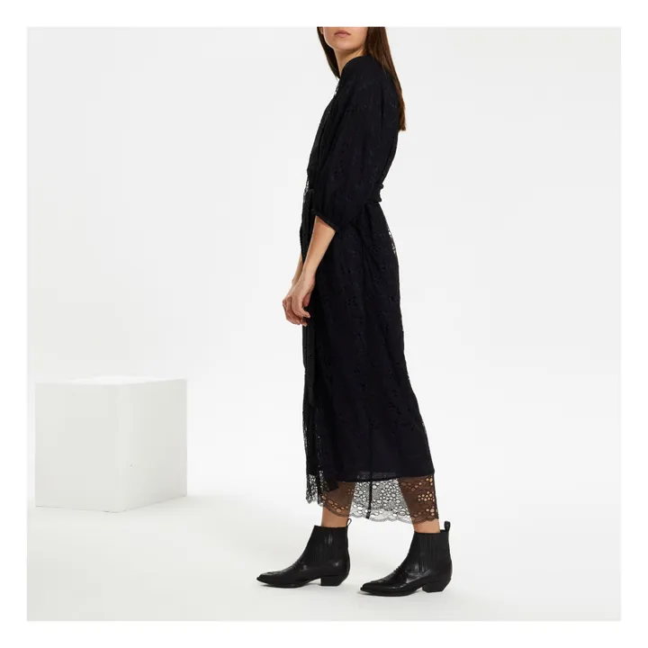 Robe Dentelle Debbie | Noir- Image produit n°3