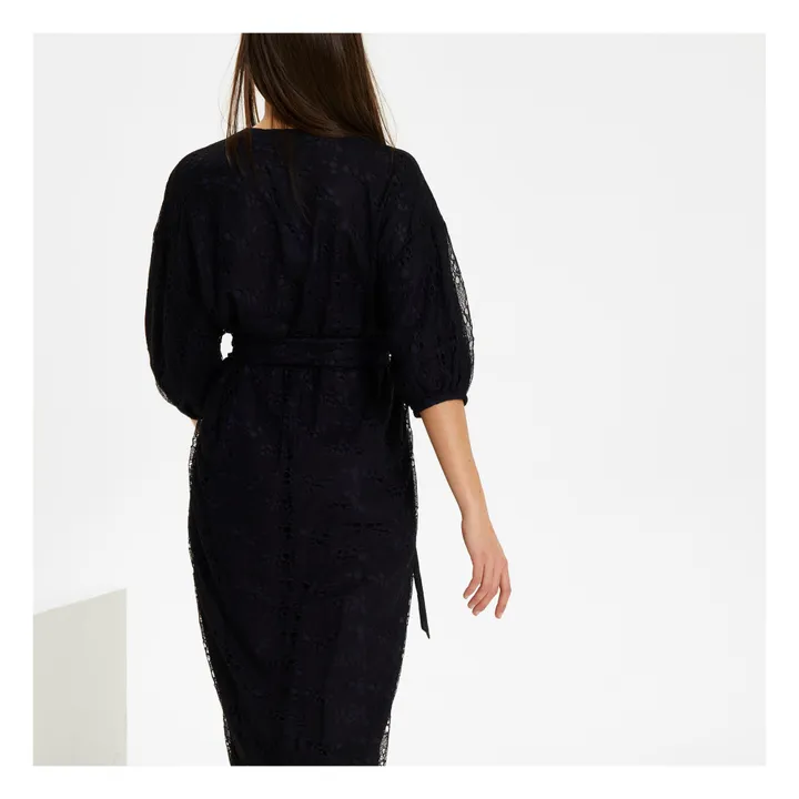 Robe Dentelle Debbie | Noir- Image produit n°4