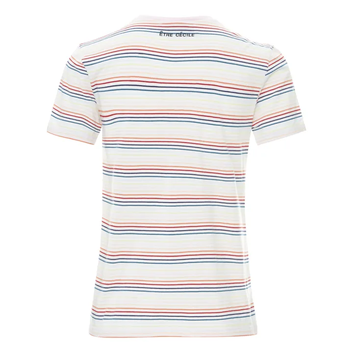T-shirt Rainbowie a righe | Bianco- Immagine del prodotto n°5