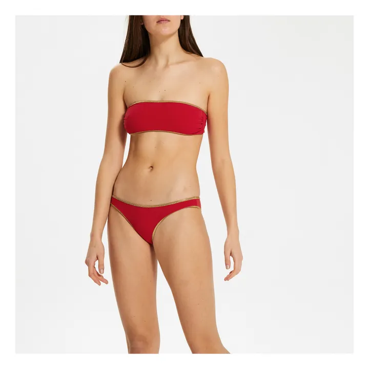 Bikini Banda Reversible Hampton | Burdeos- Imagen del producto n°1