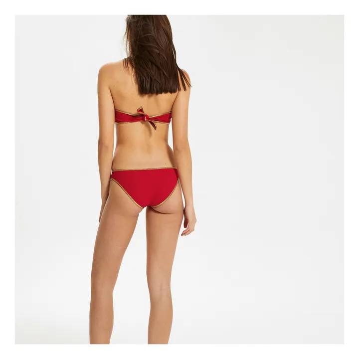 Bikini Banda Reversible Hampton | Burdeos- Imagen del producto n°2