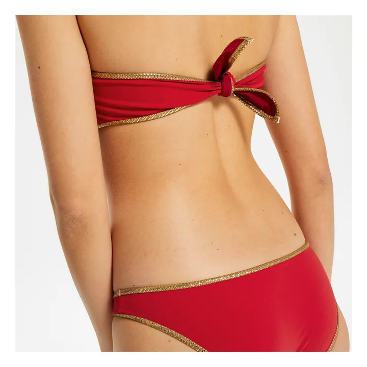 Bikini Banda Reversible Hampton | Burdeos- Imagen del producto n°3