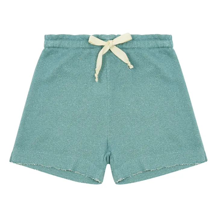 Shorts mit Pailletten | Blau- Produktbild Nr. 0
