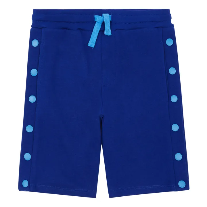 Pressure Organic Cotton Fleece Shorts | Blue- Product image n°0