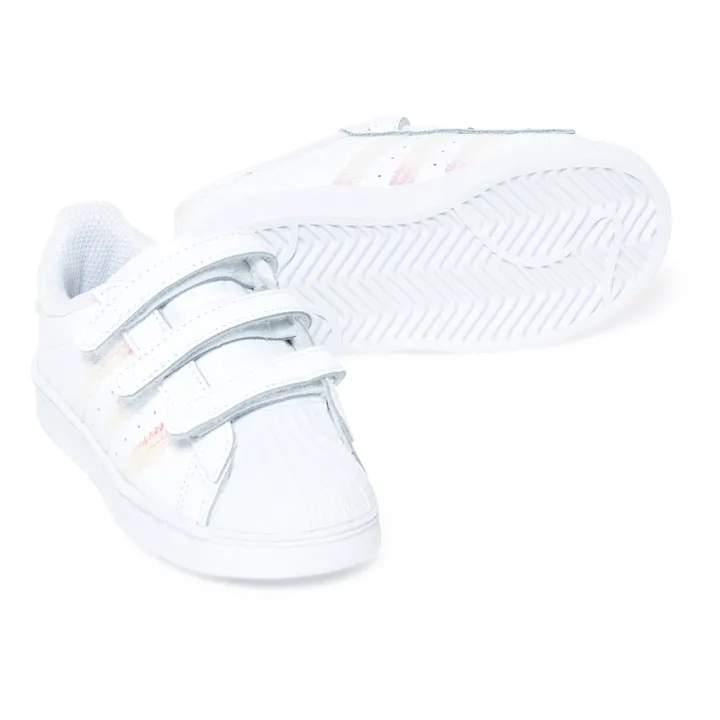 Superstar Iridescent 3 velcro Sneakers | White- Product image n°2