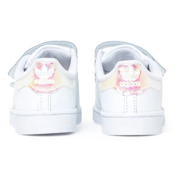 Superstar Iridescent 3 velcro Sneakers | White- Product image n°4