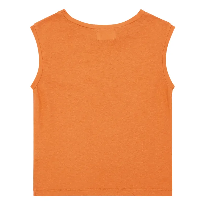 Top aus Leinen | Orange- Produktbild Nr. 1