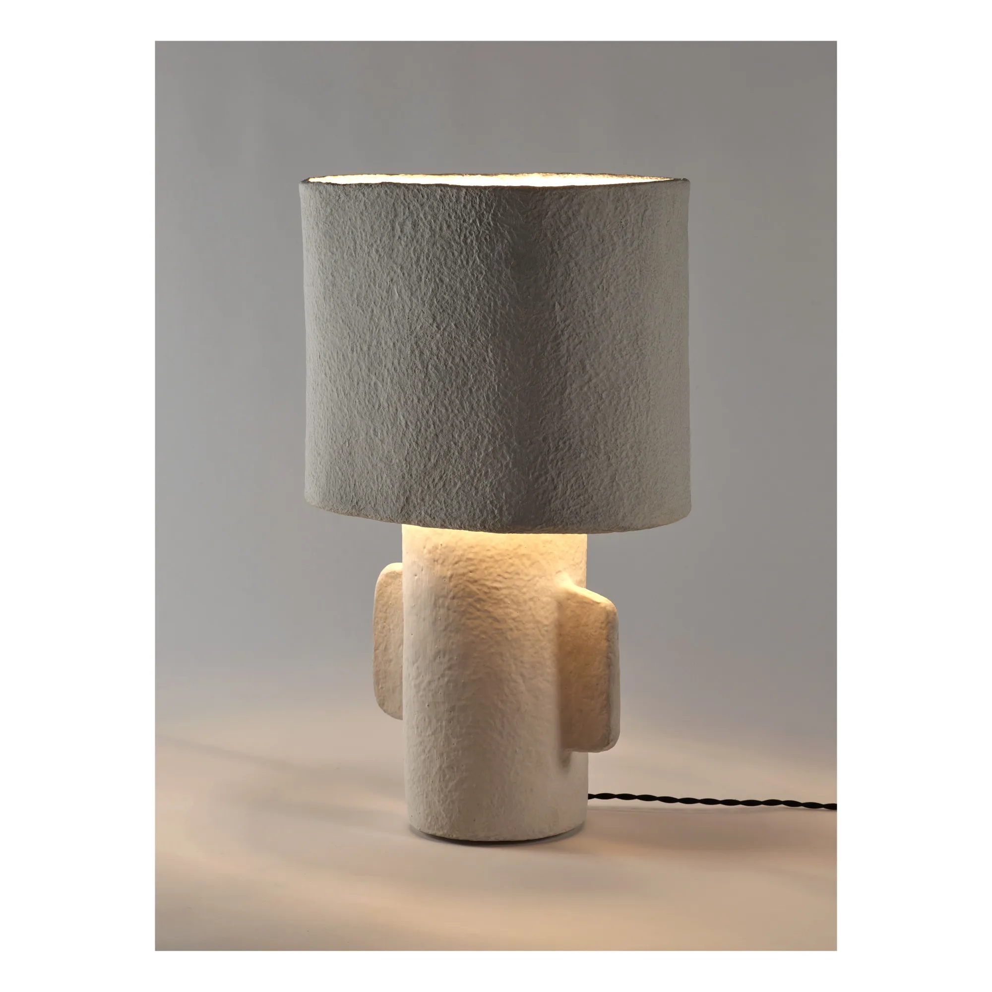 Earthy table lamp | White- Product image n°10