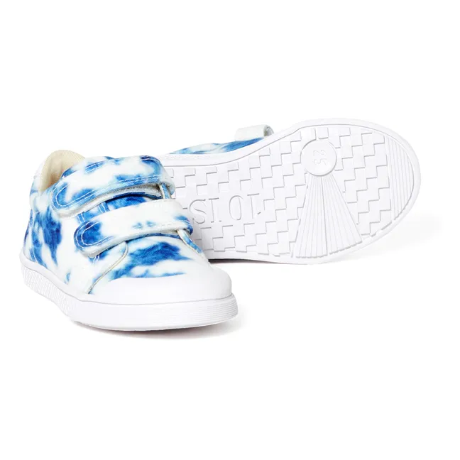 Tie dye velcro Sneakers | Blue