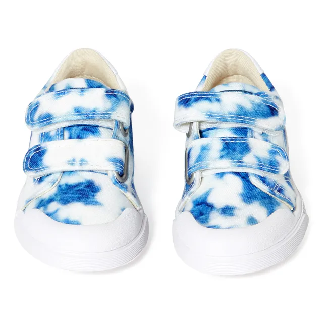 Sneakers Tie & Dye aus Bio-Baumwolle | Blau