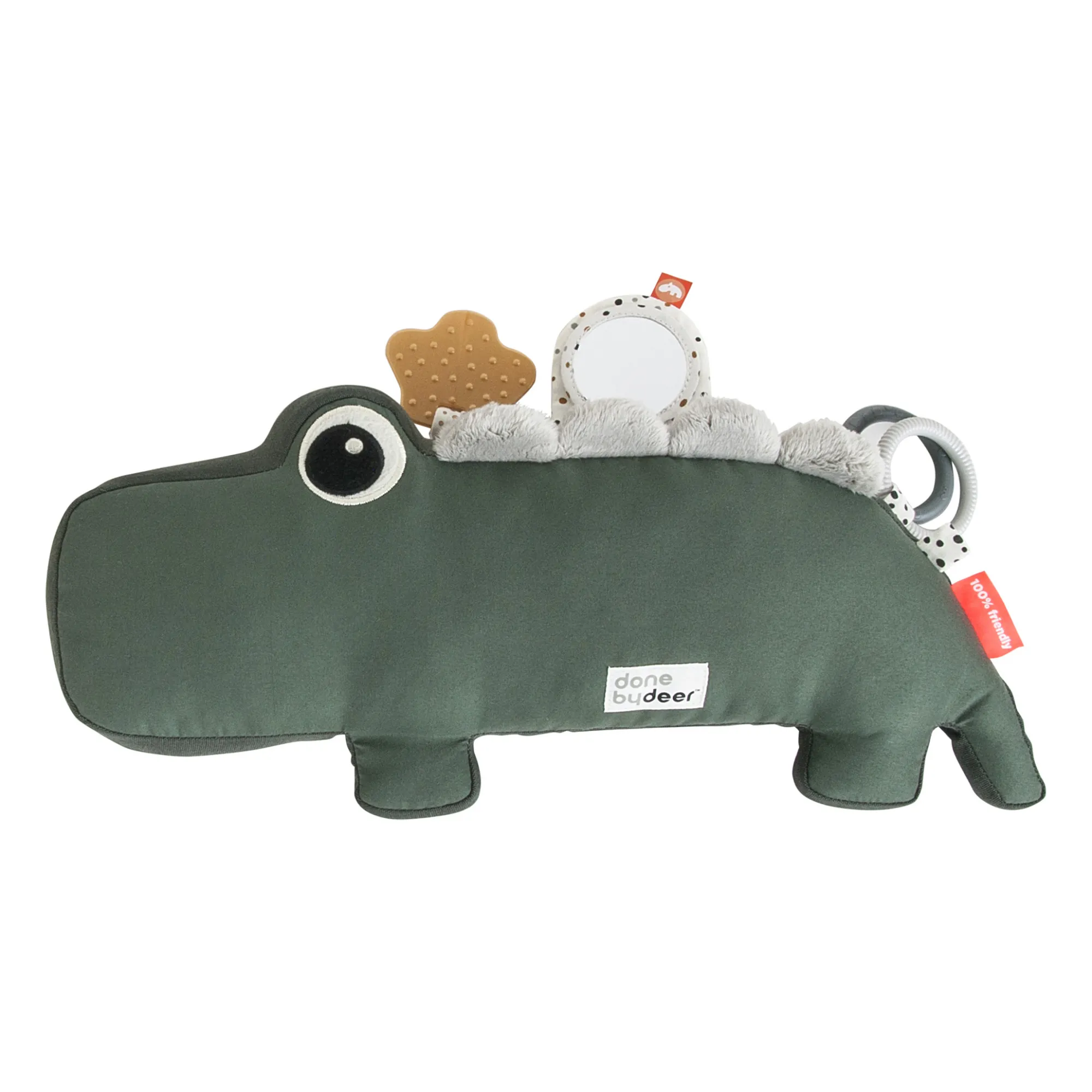 Done by deer - Coussin d'activités Croco (Done by deer) - Image 1