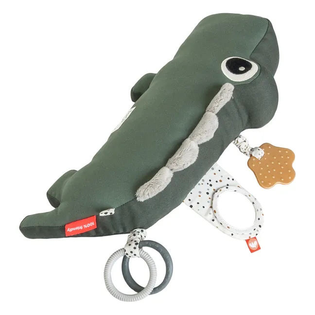 Cojín de actividades Cocodrilo | Verde