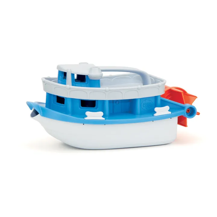 Barco con rueda de paletas para el baño | Blanco- Imagen del producto n°0