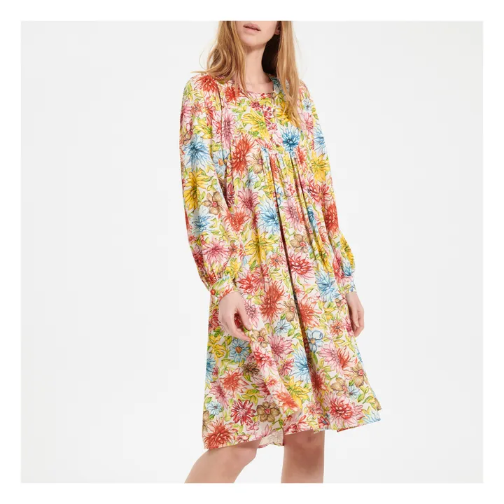 Vestido Estampado de flores | Multicolor- Imagen del producto n°1