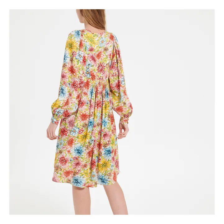 Vestido Estampado de flores | Multicolor- Imagen del producto n°3