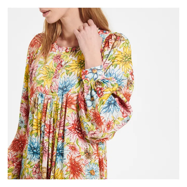 Vestido Estampado de flores | Multicolor- Imagen del producto n°4