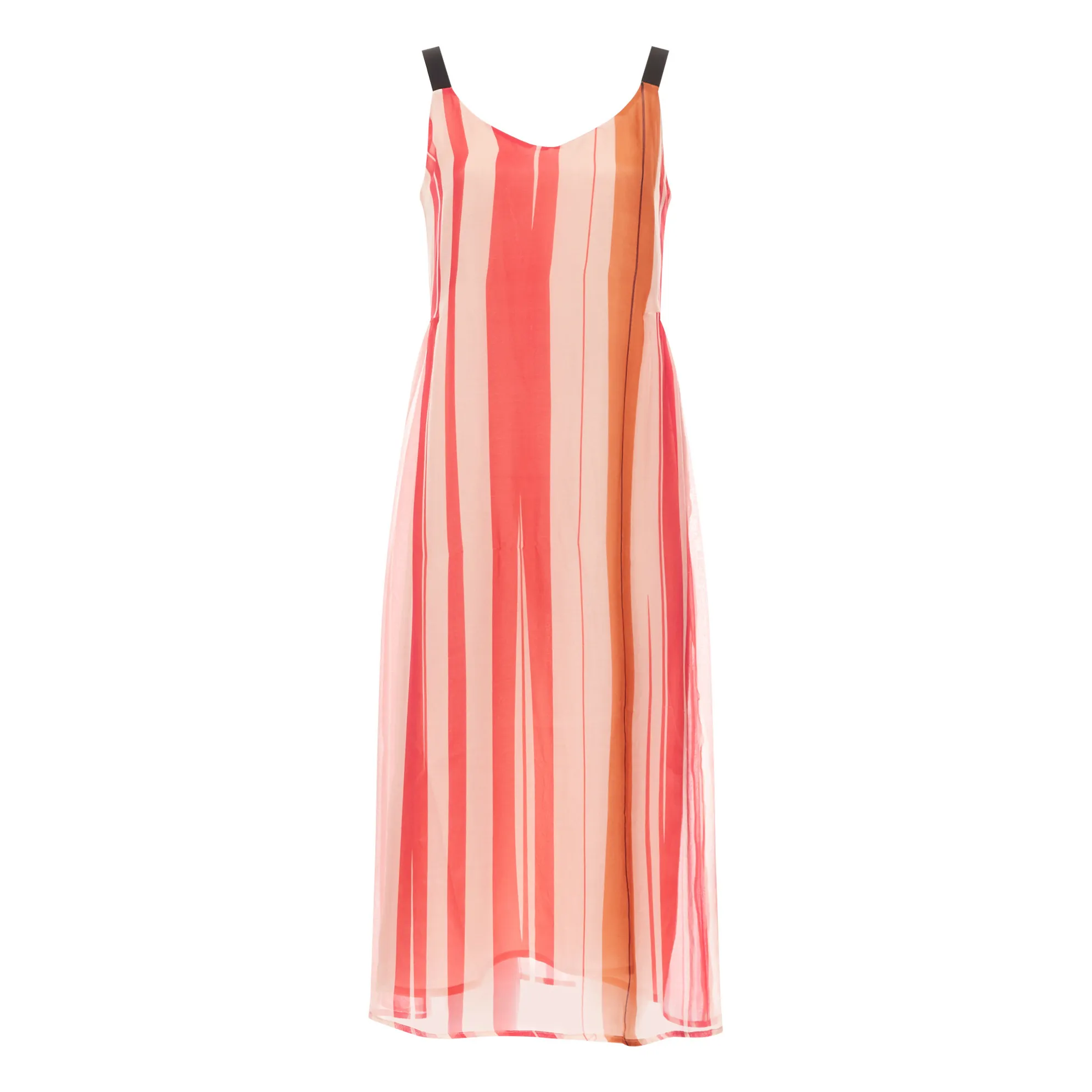 Chloé Stora Red Maelle Silk Dress