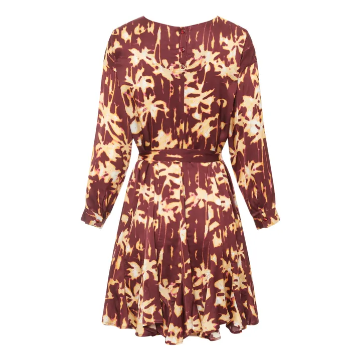 Kleid Colette | Burgunderrot- Produktbild Nr. 4