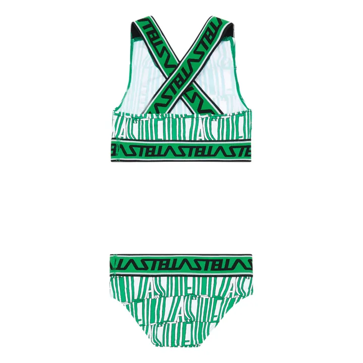 Costume da bagno 2 pezzi in Nylon riciclato | Verde- Immagine del prodotto n°1