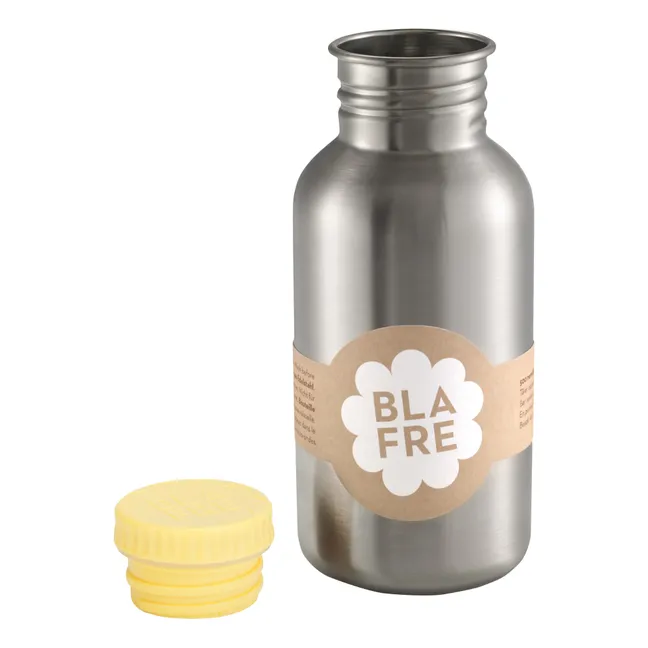 Stainless Steel Water Bottle 500ml | Pale yellow