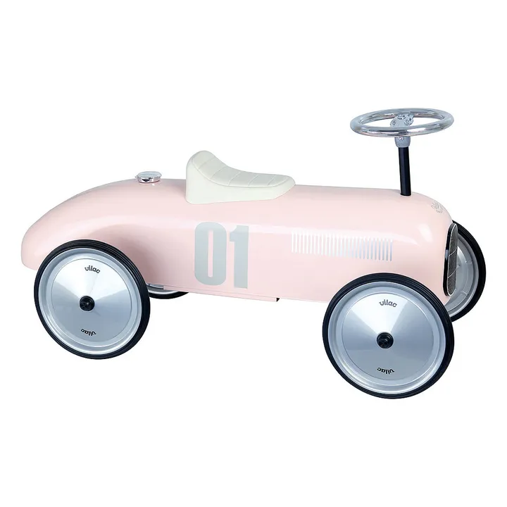Kinderauto aus Metall | Blassrosa- Produktbild Nr. 1
