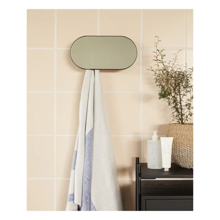 Towel Rack Mirror | Black- Product image n°2