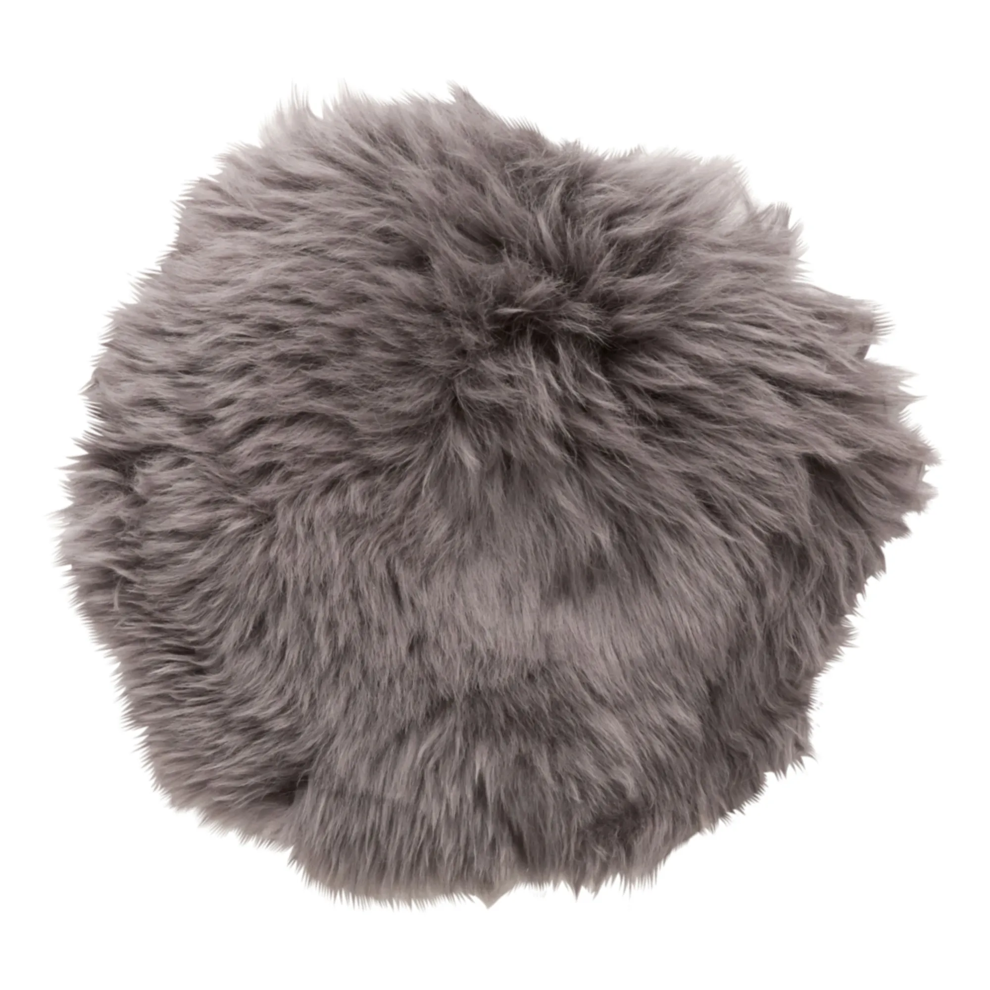 Hübsch Grey Sheepskin Cushion