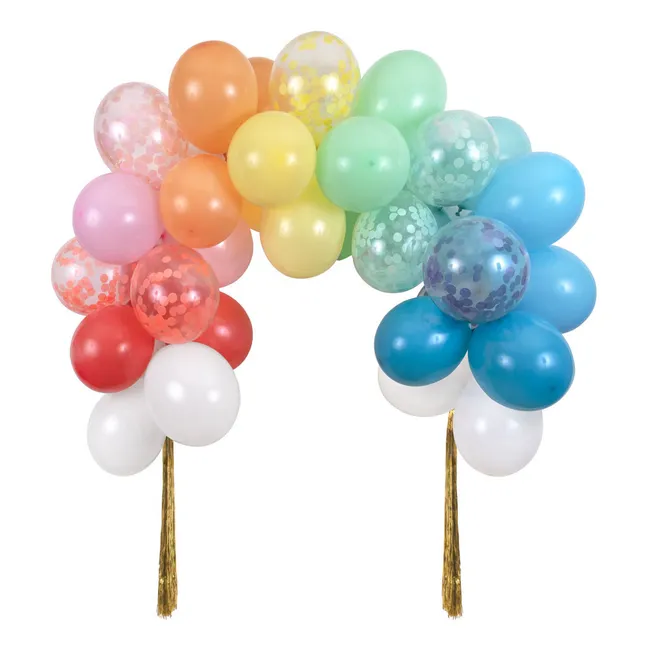 Ballons Regenbogen - 40er-Set