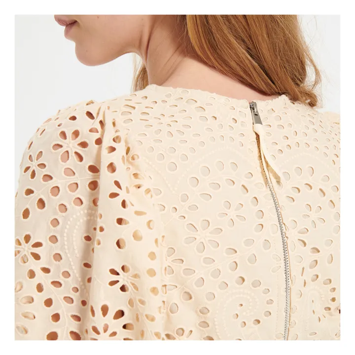 Nedji Embroidered Blouse | Cream- Product image n°5