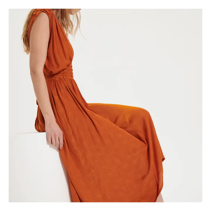 Robe Ava | Orange- Image produit n°3