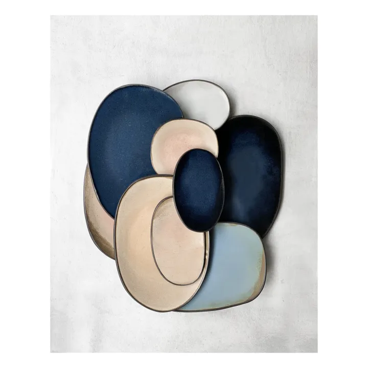 Plato de cerámica ovalado | Miel- Imagen del producto n°2