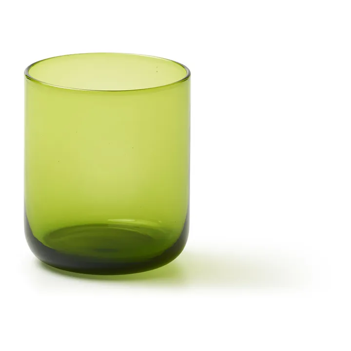 Verre à eau Bloom | Vert olive- Image produit n°0
