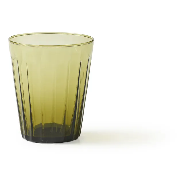 Bicchieri da acqua Lucca - 6 pz.  | Verde oliva