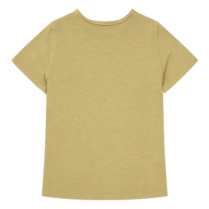 T-shirt in cotone bio  | Giallo senape- Immagine del prodotto n°2