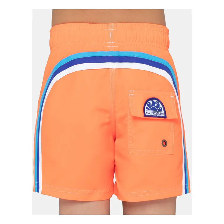 Short de Bain | Orange fluo- Image produit n°3
