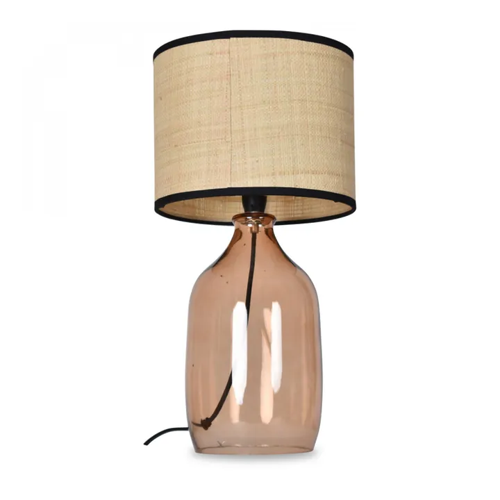 Lámpara de mesa en cristal | ámbar- Imagen del producto n°0