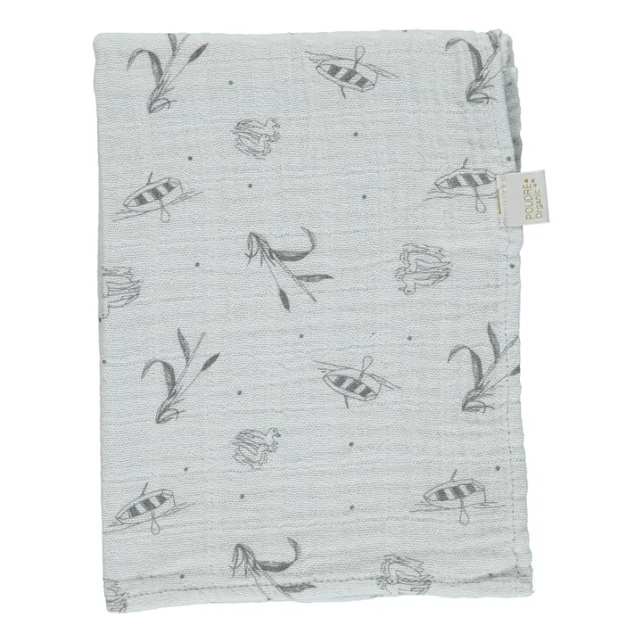 Small Poppy Swaddle | Grey- Product image n°0