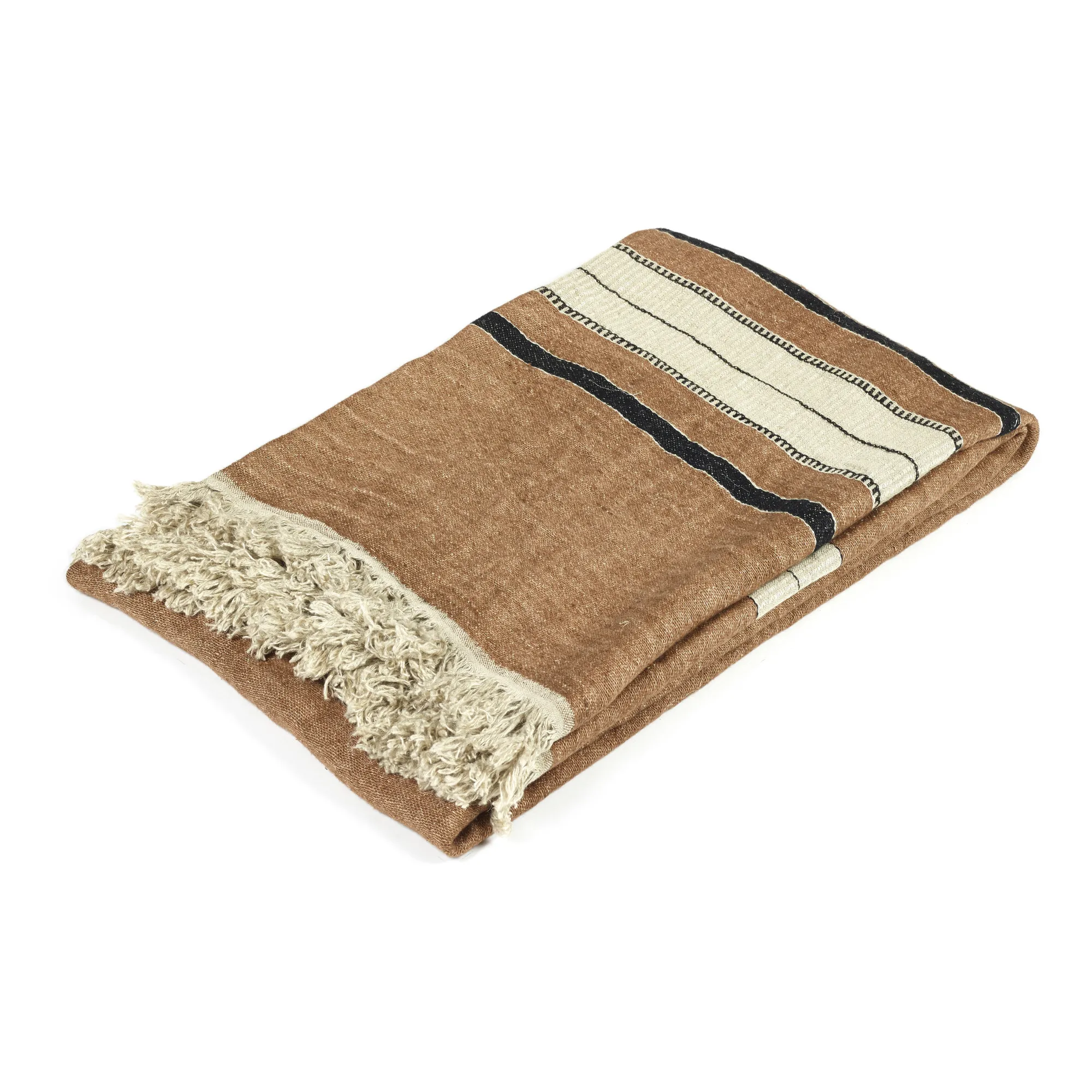 Libeco Brown Belgian Beach Towel