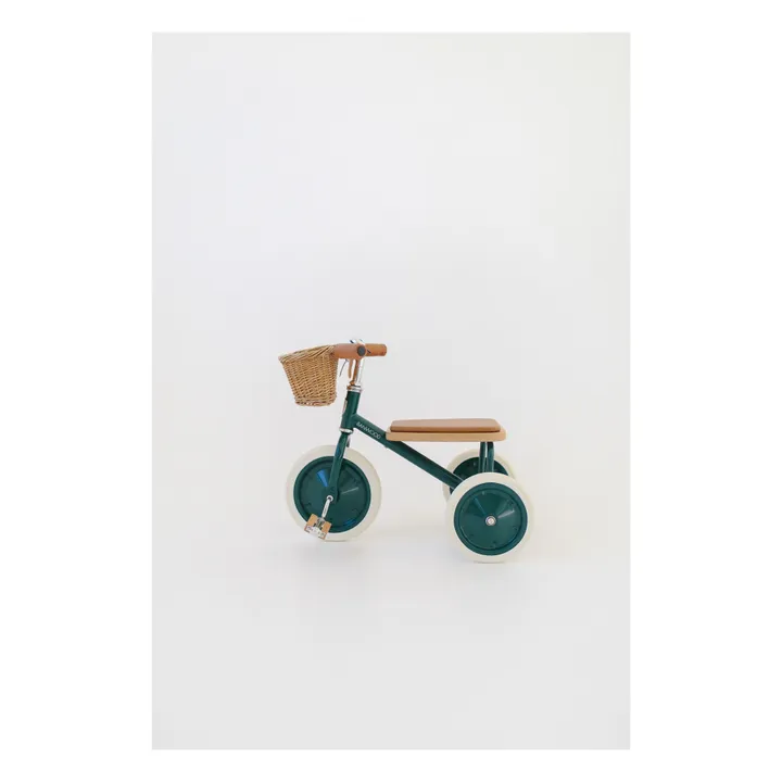 Dreirad aus Metall und Holz | Grün- Produktbild Nr. 2