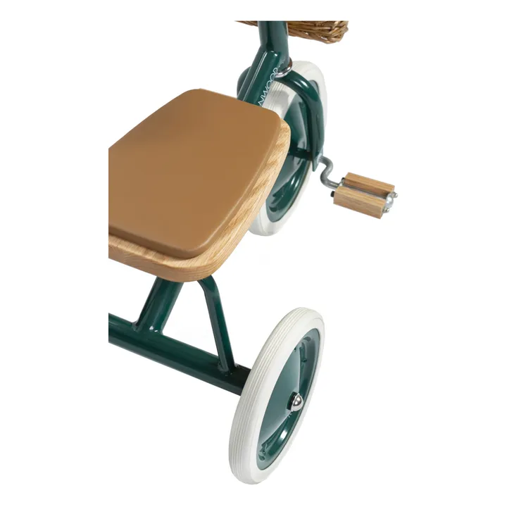 Dreirad aus Metall und Holz | Grün- Produktbild Nr. 7