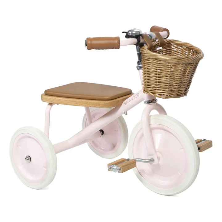 Triciclo in legno e metallo  | Rosa- Immagine del prodotto n°4