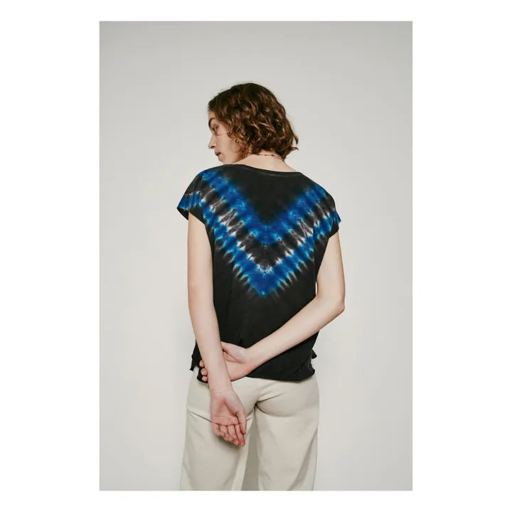 Camiseta Tarou Algodón biológico | Azul Mar- Imagen del producto n°2