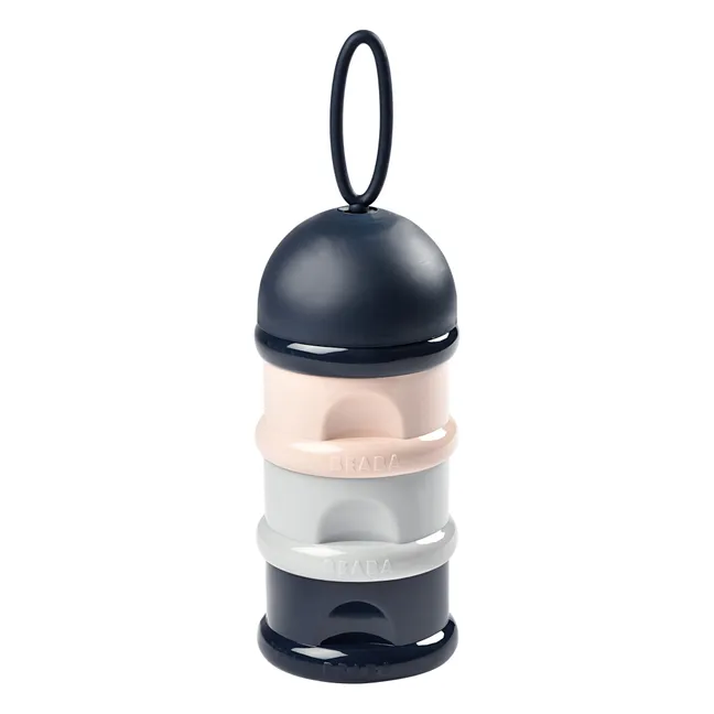Dosing Container for Powdered Formula - 3 Compartments | Pink