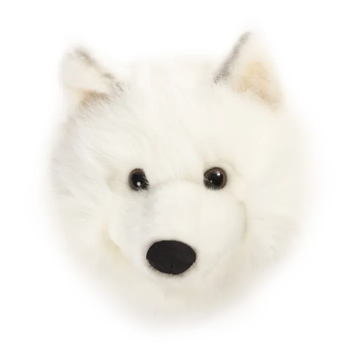 White Wolf Head Wall Mount- Product image n°0